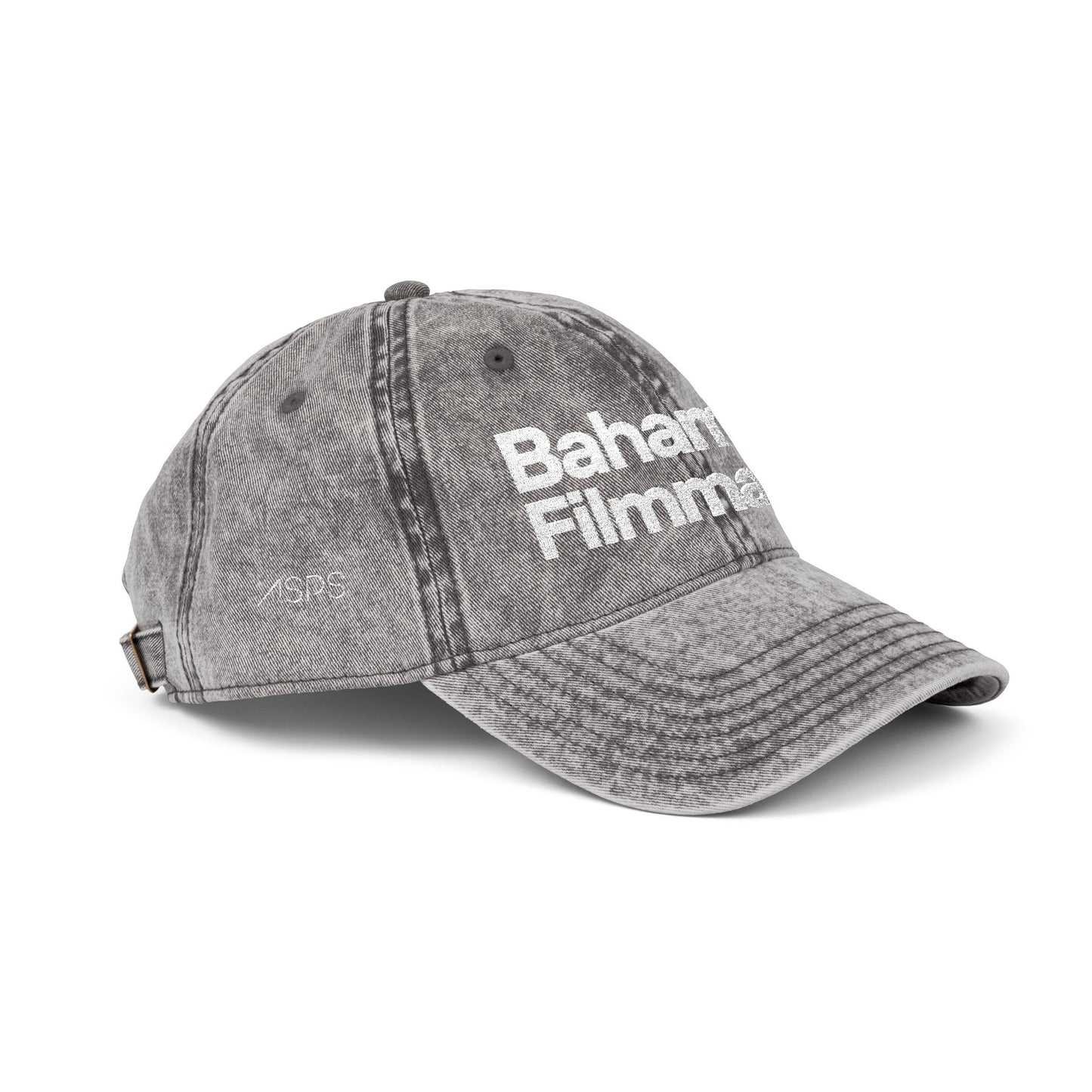Embroidered Vintage 'Bahamian Filmmaker' Baseball Cap