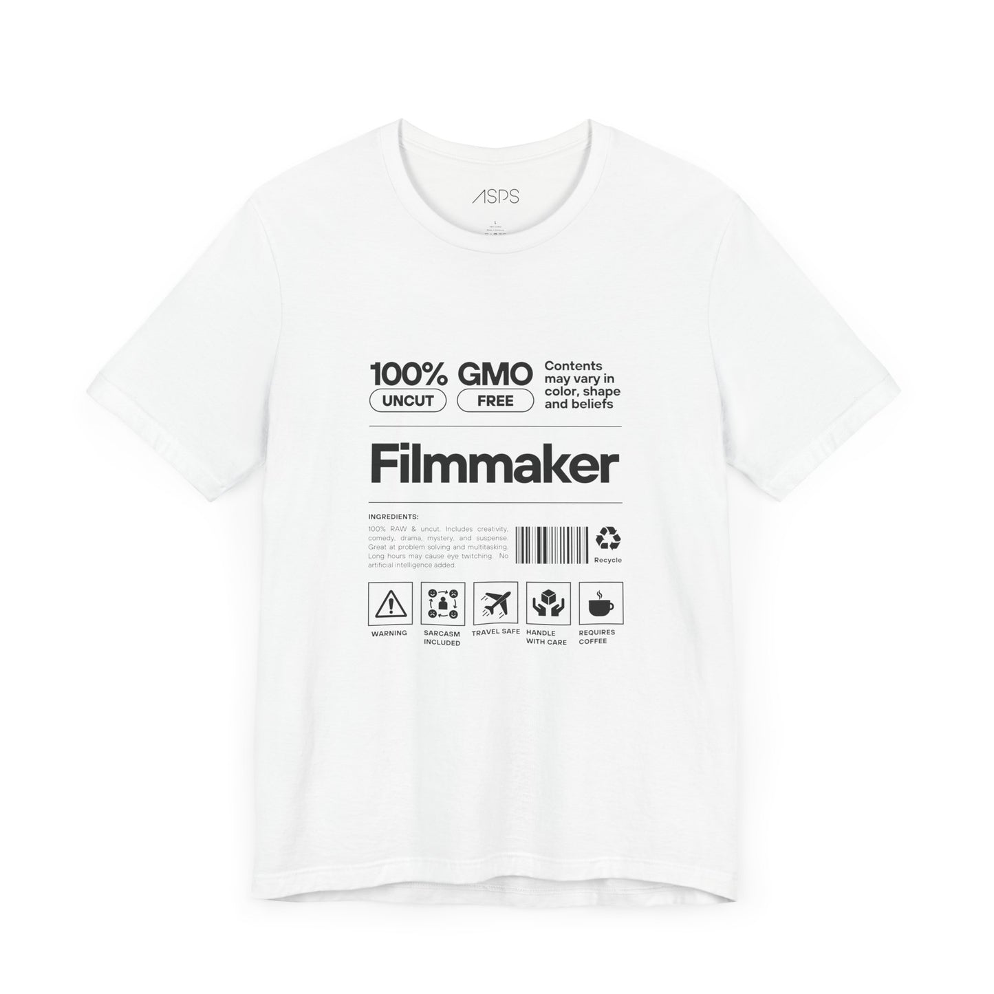 Filmmaker Ingredients Tee • Uncut